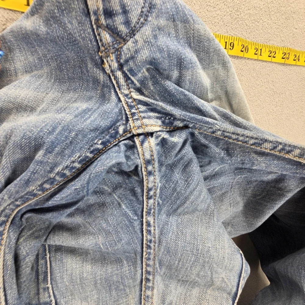 Diesel Jeans Mens 30x32 Blue Viker-R-Box Straight Distressed Made Italy 008MY